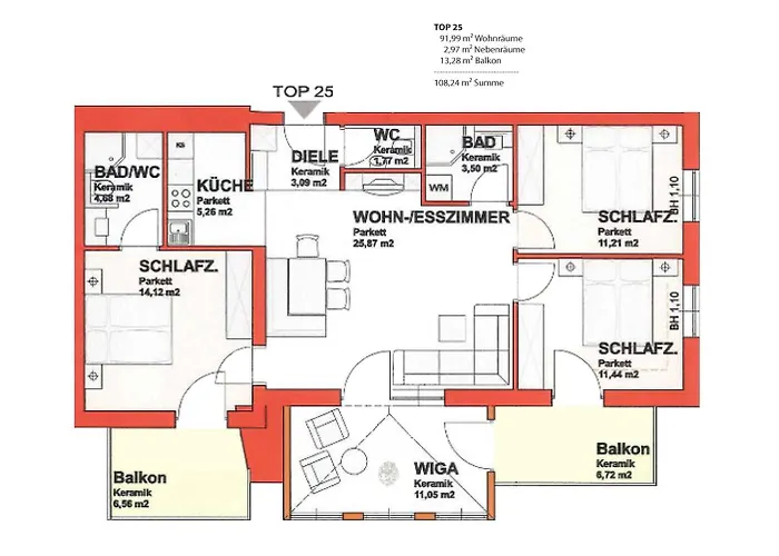 公寓 Panorama Das.schiller *
