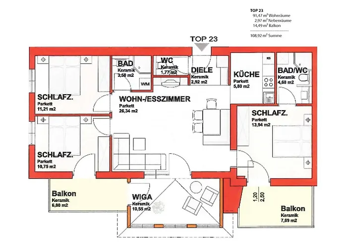 公寓 Panorama Das.schiller 巴德加斯坦